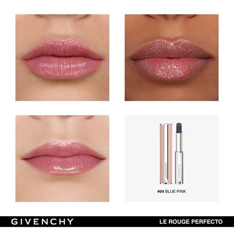 givenchy le rouge perfecto lip balm blue pink|givenchy lip balm tinted.